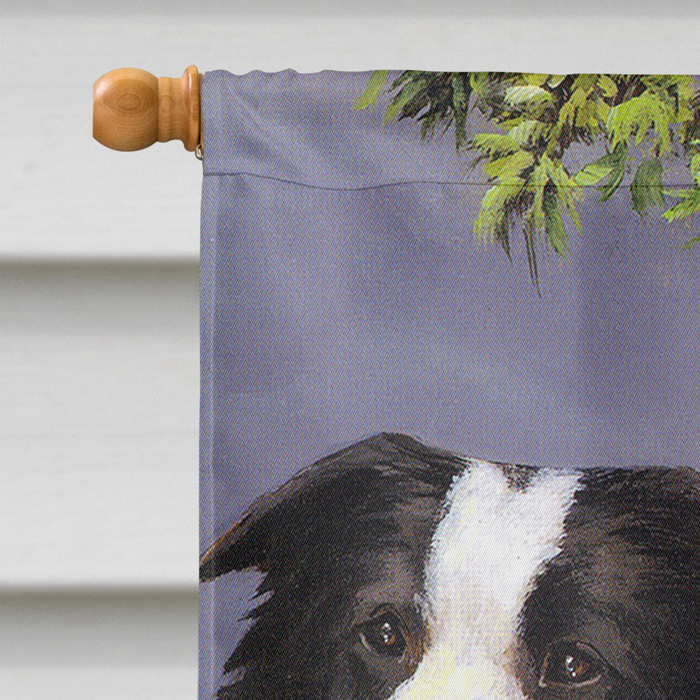Border Collie Patrol Flag Canvas House Size PPP3029CHF