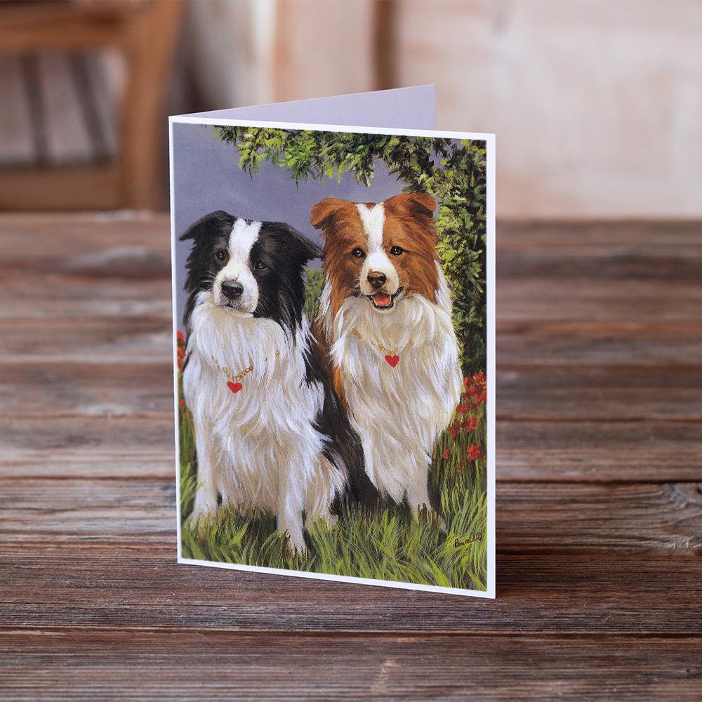 Border Collie Patrol Greeting Cards and Envelopes Pack of 8 - the-store.com