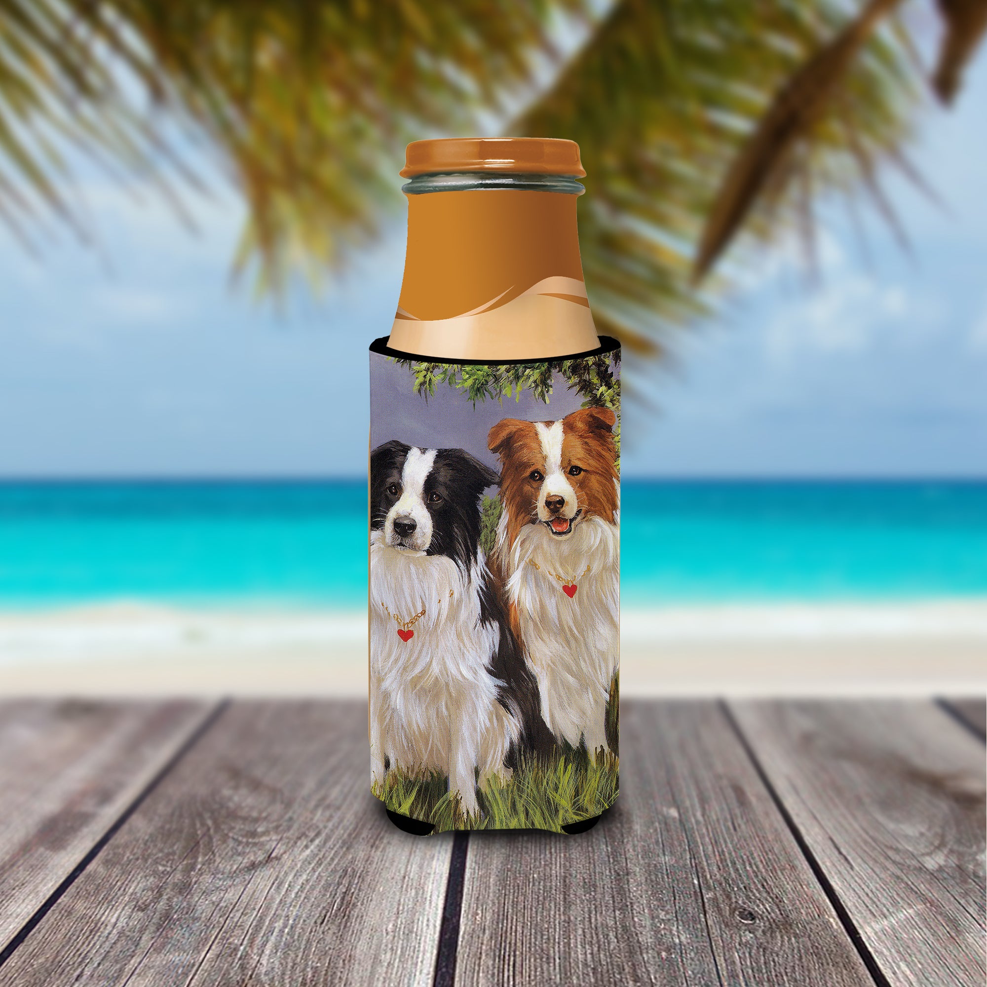 Border Collie Patrol Ultra Hugger for slim cans PPP3029MUK  the-store.com.