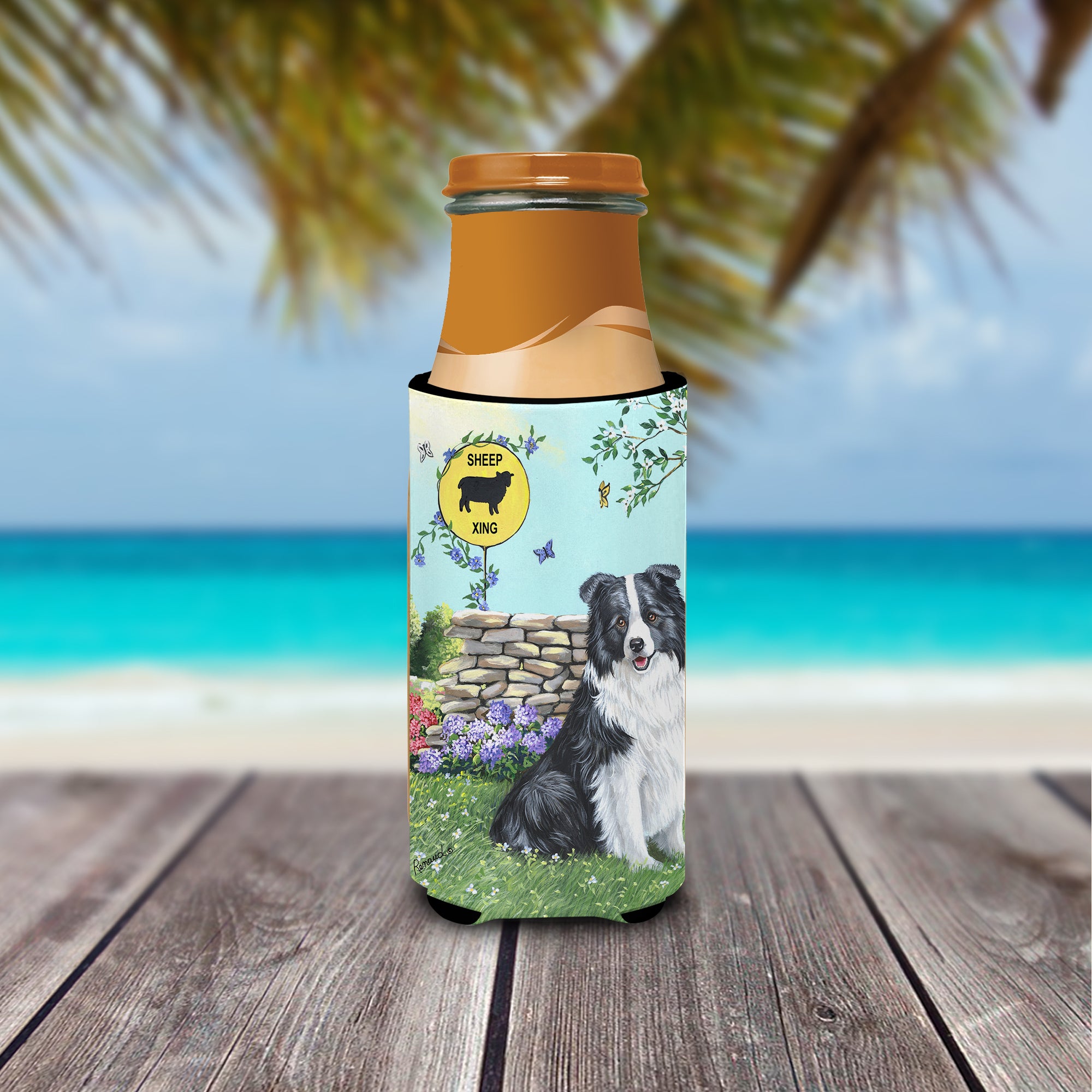 Border Collie Crossing Ultra Hugger for slim cans PPP3030MUK  the-store.com.