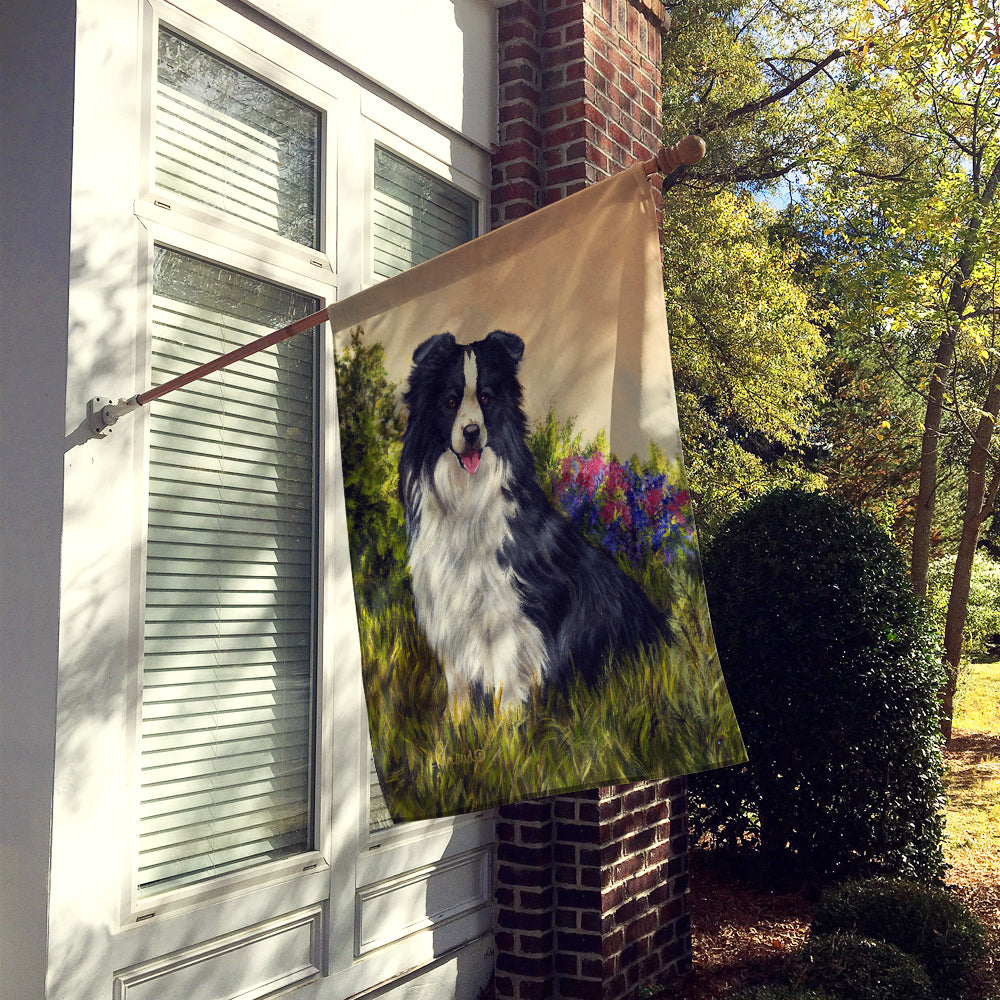 Border Collie Simplicity Flag Canvas House Size PPP3031CHF  the-store.com.