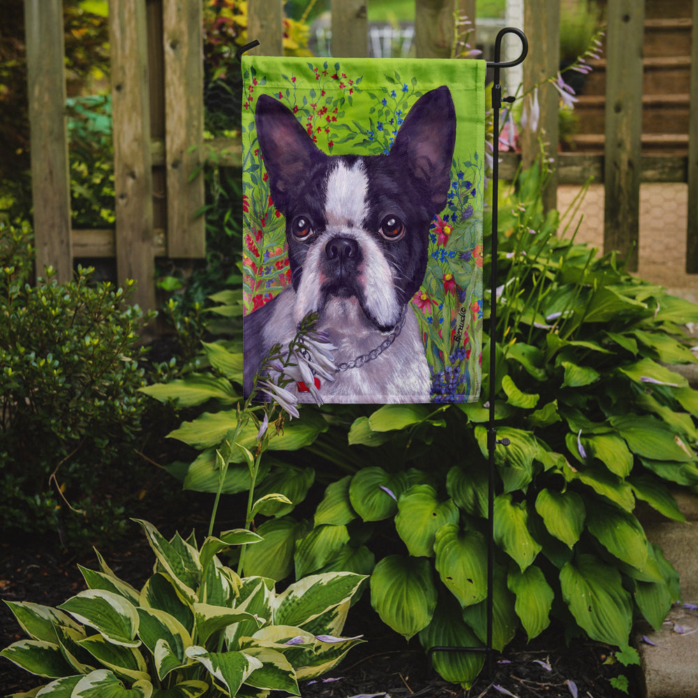 Boston Terrier Jungle Flag Garden Size PPP3034GF