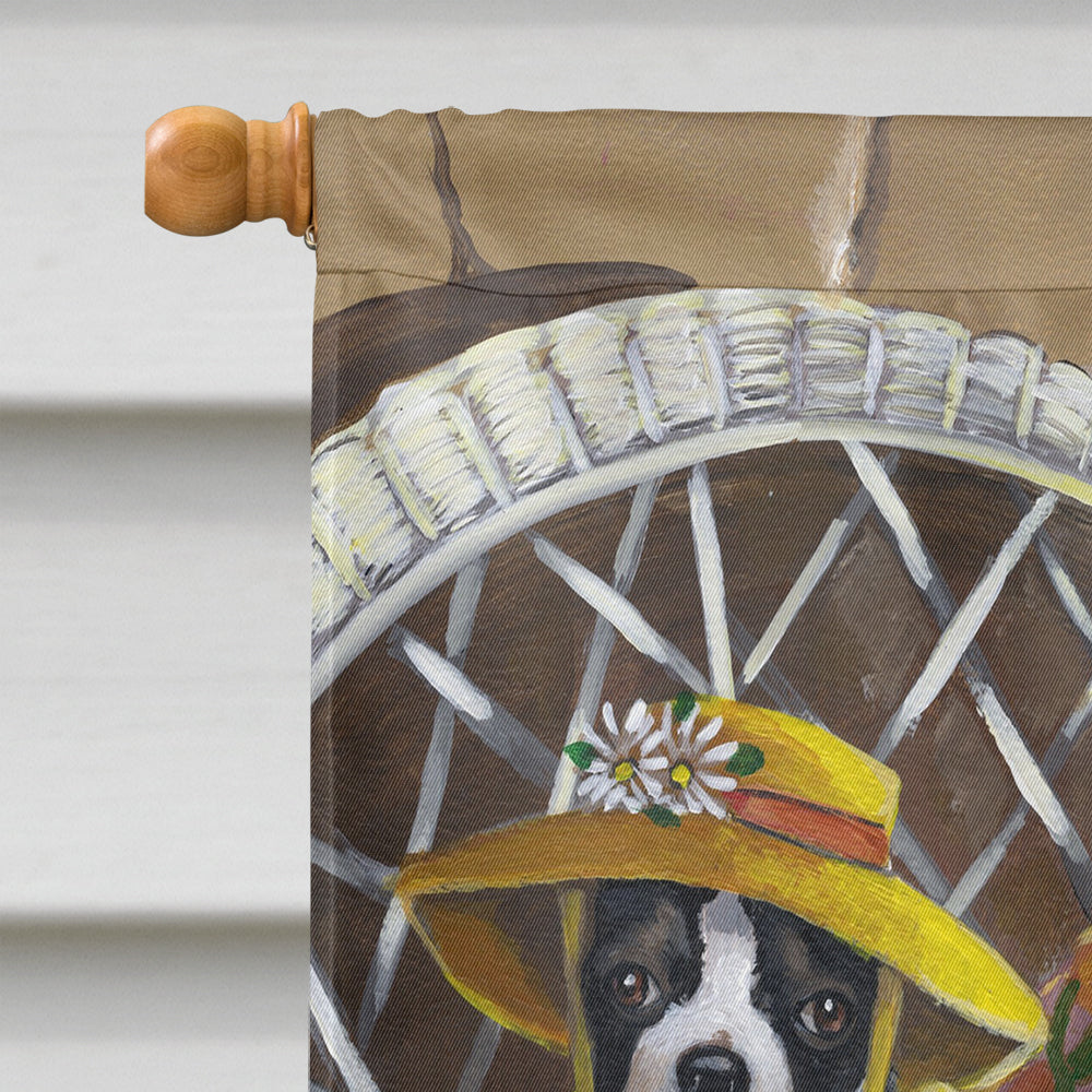 Boston Terrier Patio Gems Flag Canvas House Size PPP3036CHF  the-store.com.