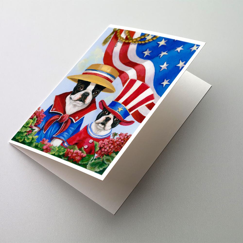 Buy this Boston Terrier USA Greeting Cards and Envelopes Pack of 8