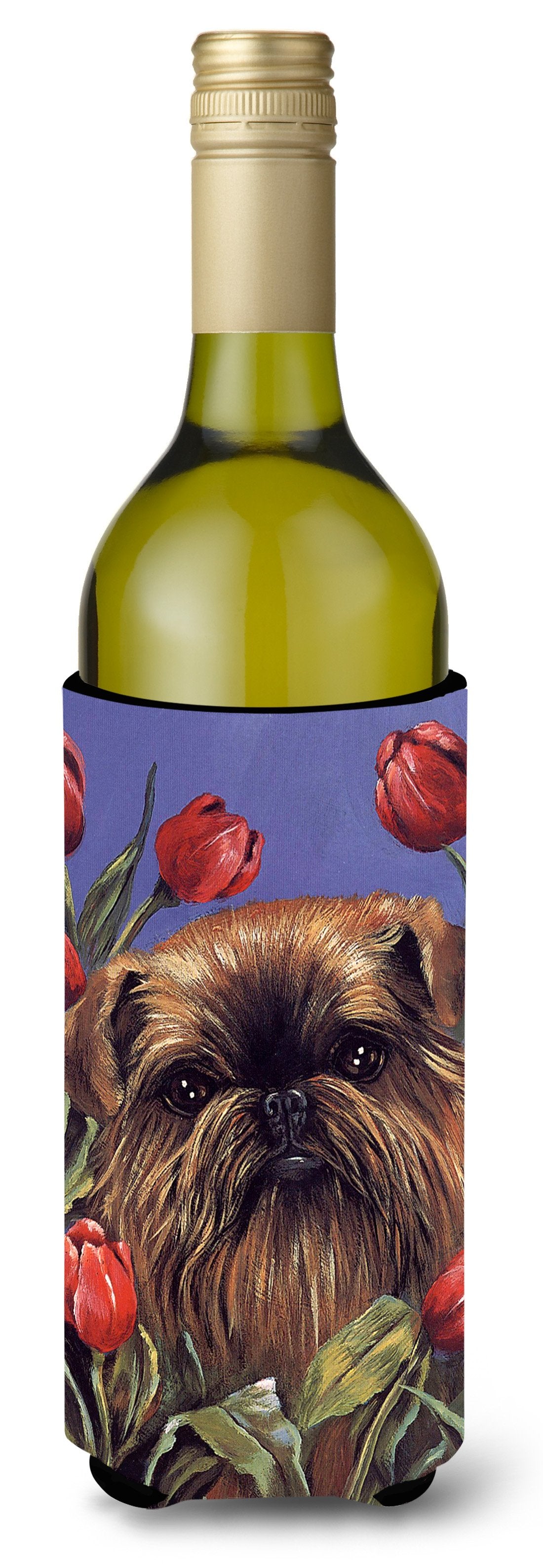 Brussels Griffon Peek a Boo Wine Bottle Hugger PPP3041LITERK by Caroline&#39;s Treasures