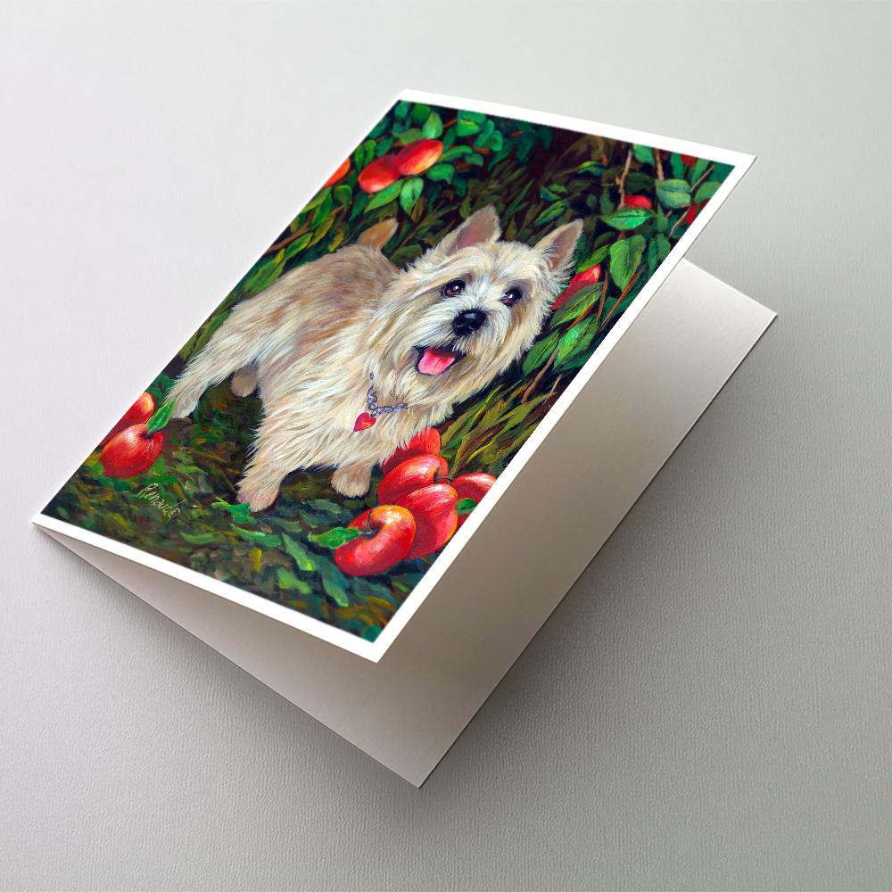 Buy this Cairn Terrier Apples Greeting Cards and Envelopes Pack of 8