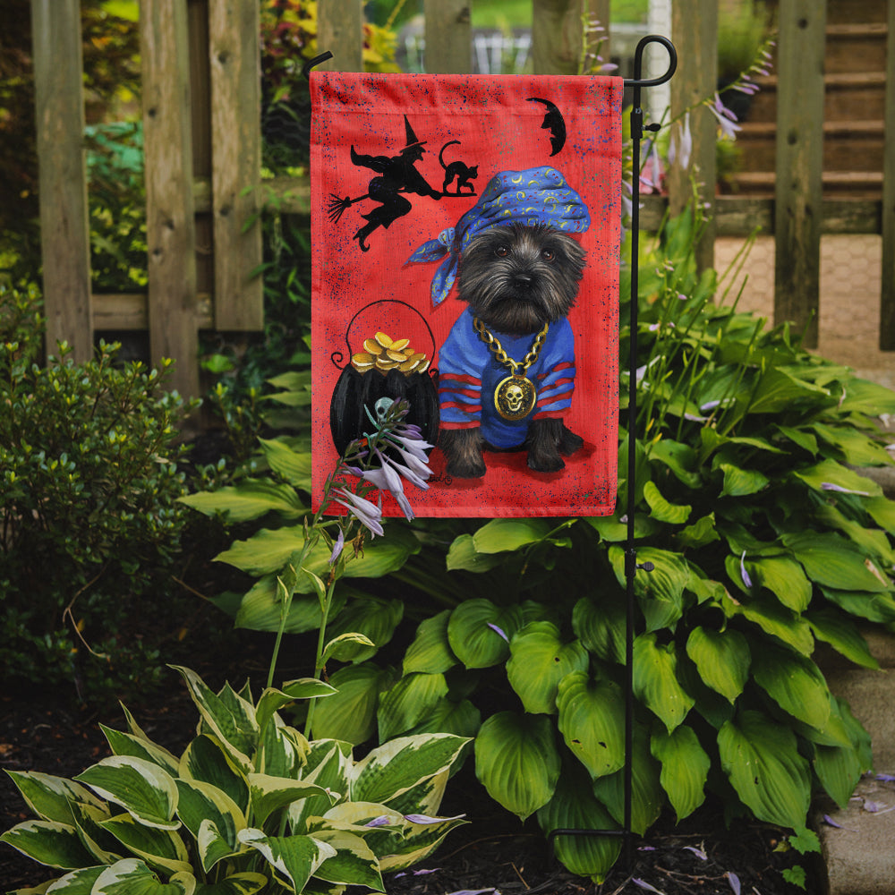 Cairn Terrier Black Pirate Halloween Flag Garden Size PPP3044GF  the-store.com.