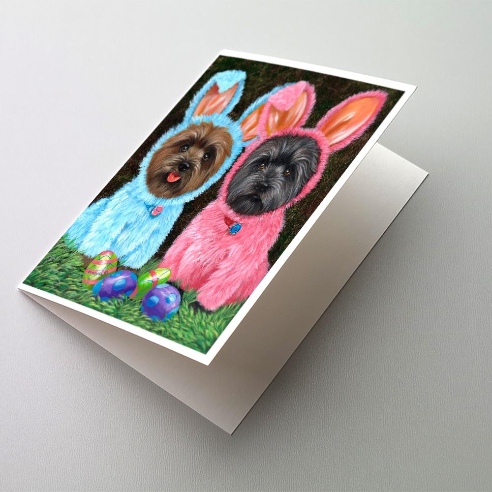 Buy this Cairn Terrier Easter Bunnies Greeting Cards and Envelopes Pack of 8