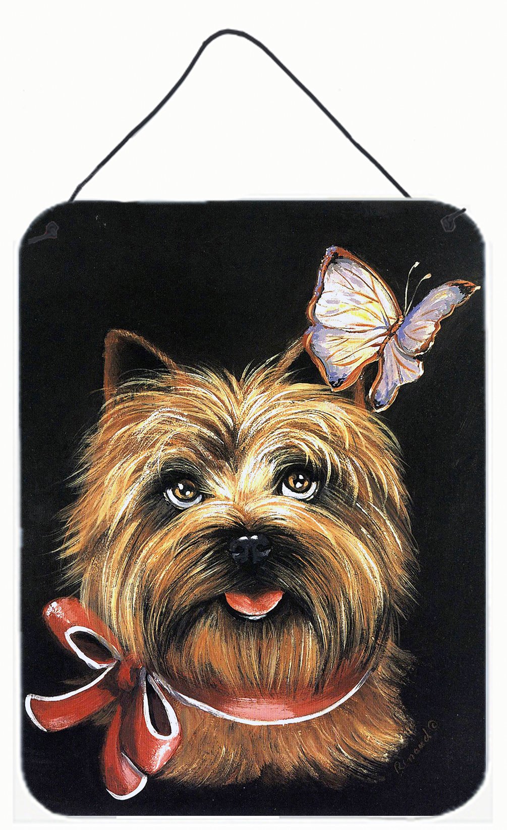 Buy this Cairn Terrier Butterfly Wall or Door Hanging Prints PPP3047DS1216
