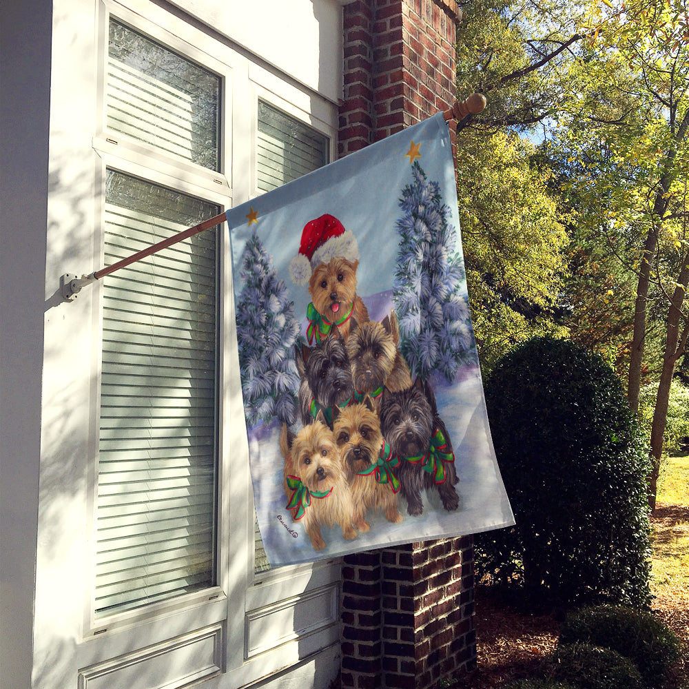 Cairn Terrier Christmas Family Tree Flag Canvas House Size PPP3051CHF  the-store.com.