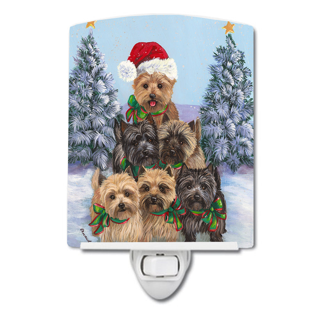 Cairn Terrier Christmas Family Tree Ceramic Night Light PPP3051CNL - the-store.com