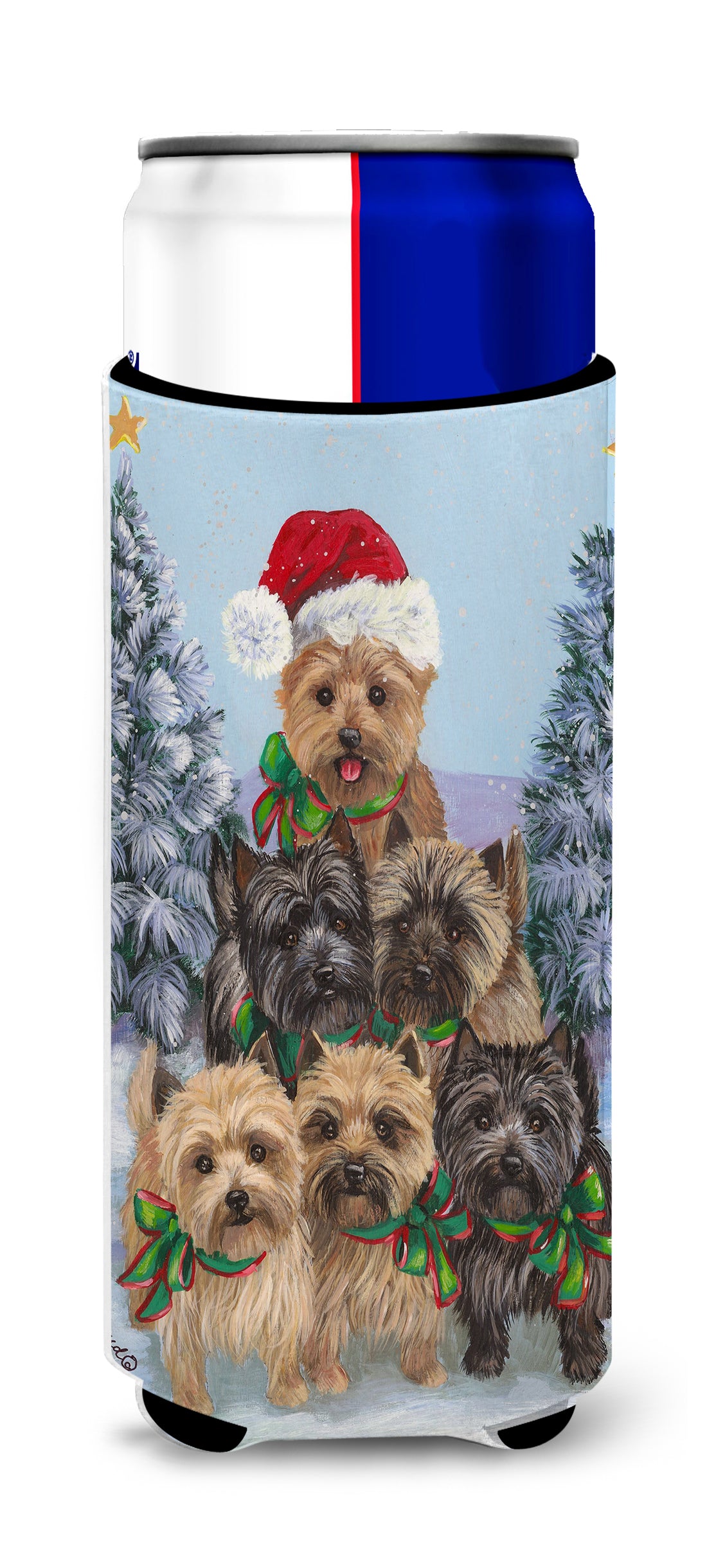 Cairn Terrier Christmas Family Tree Ultra Hugger for slim cans PPP3051MUK