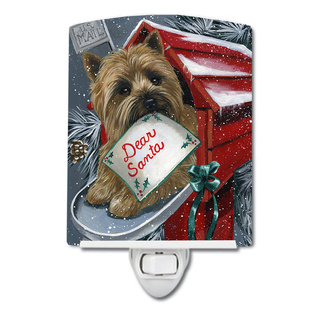 Cairn Terrier Christmas Letter to Santa Ceramic Night Light PPP3054CNL - the-store.com