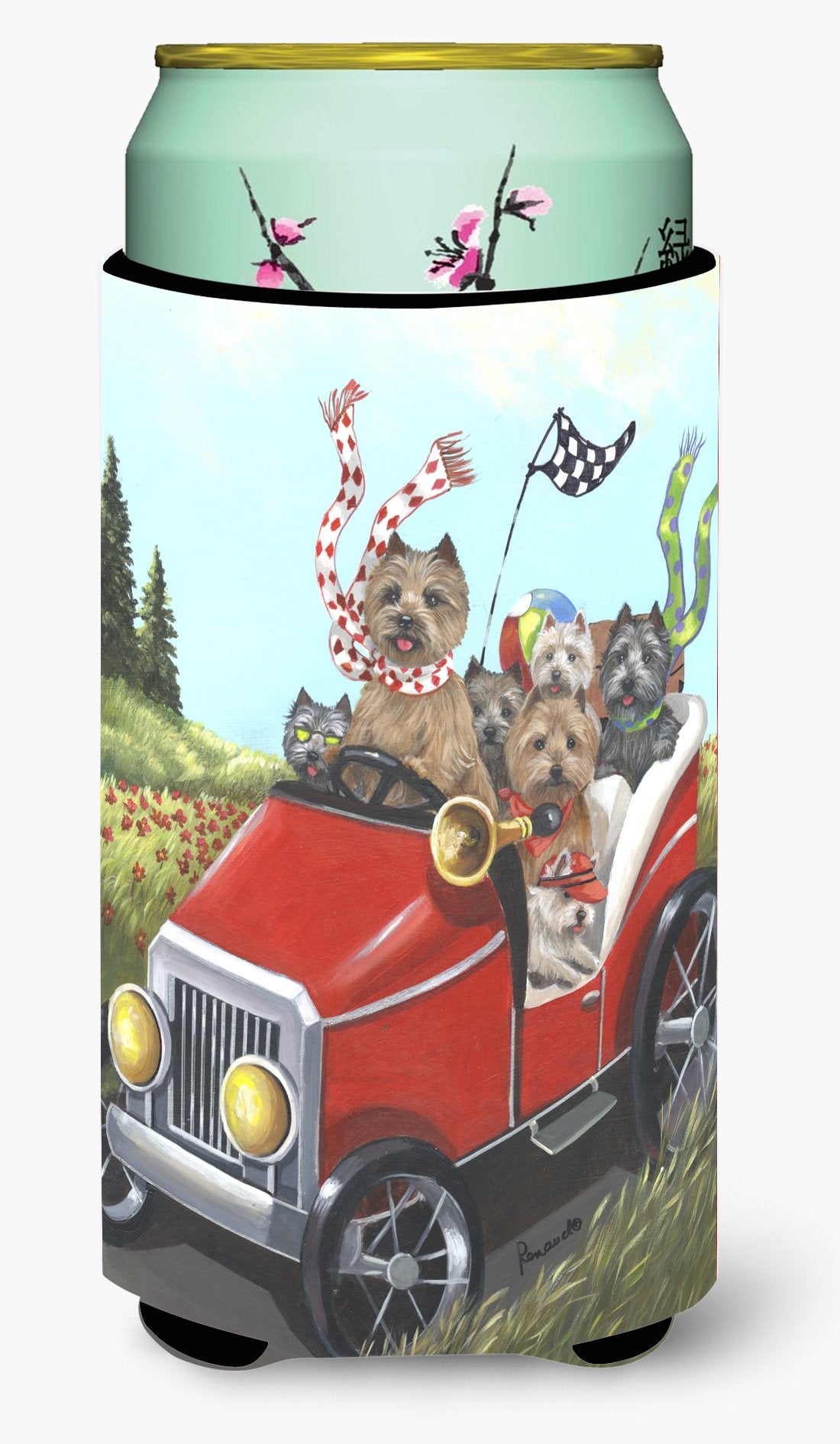 Cairn Terrier On the Move Tall Boy Hugger PPP3055TBC by Caroline&#39;s Treasures