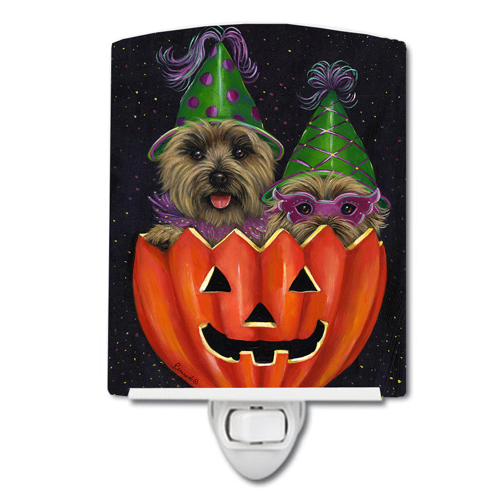 Cairn Terrier Halloween PeekaBoo Ceramic Night Light PPP3056CNL - the-store.com