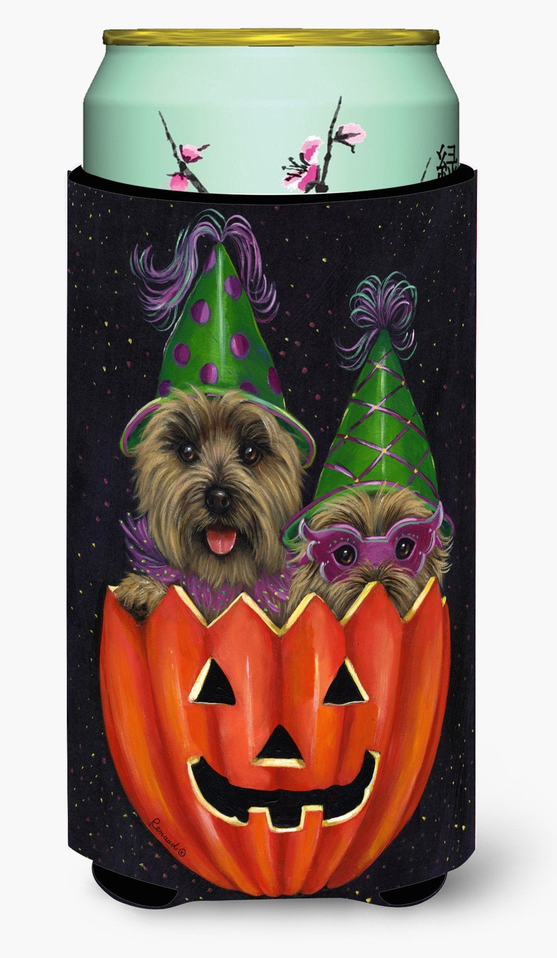 Cairn Terrier Halloween PeekaBoo Tall Boy Hugger PPP3056TBC by Caroline&#39;s Treasures