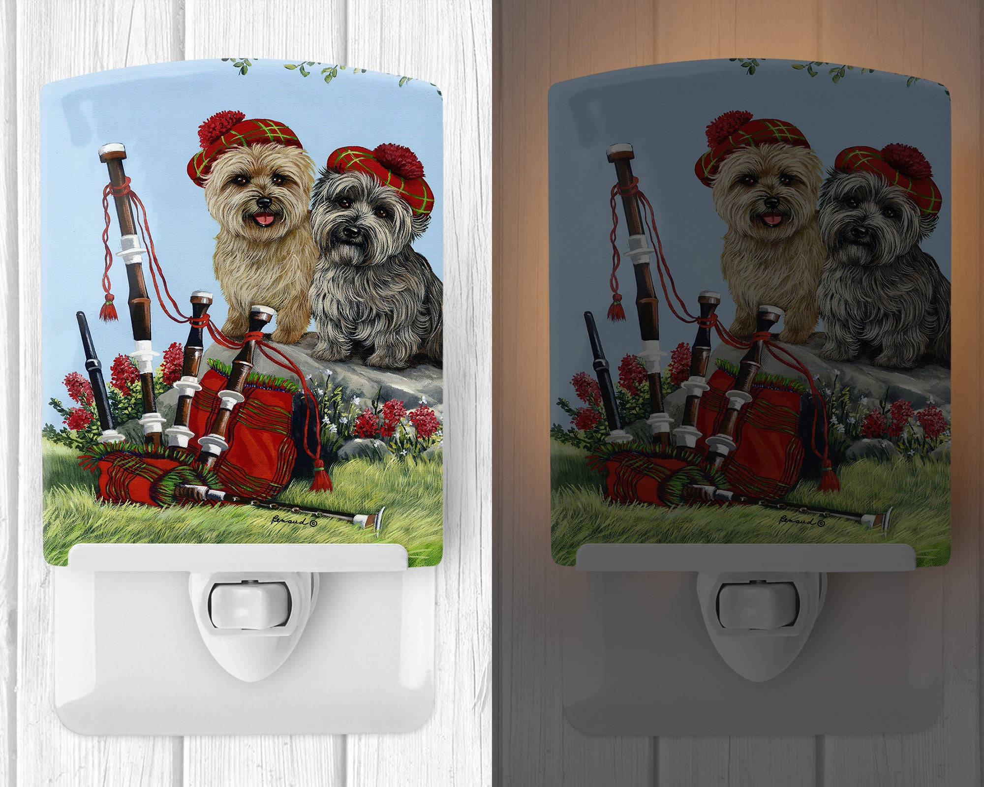 Cairn Terrier Pipers Ceramic Night Light PPP3057CNL - the-store.com