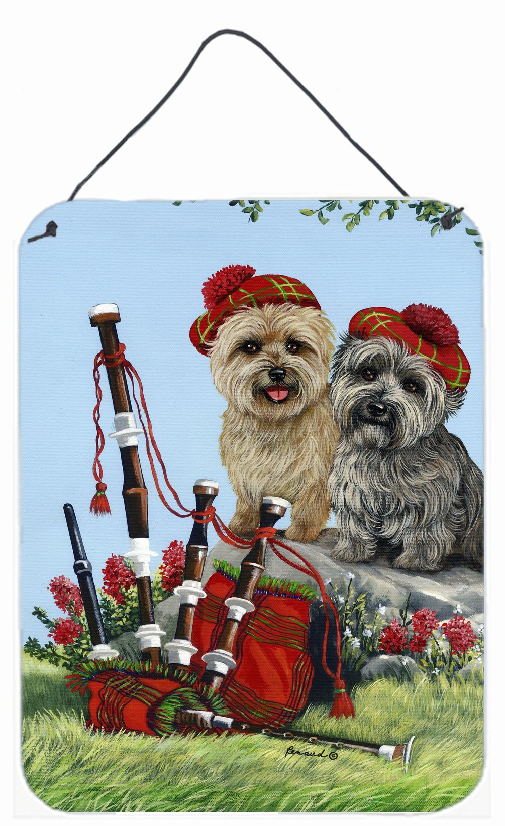 Buy this Cairn Terrier Pipers Wall or Door Hanging Prints PPP3057DS1216