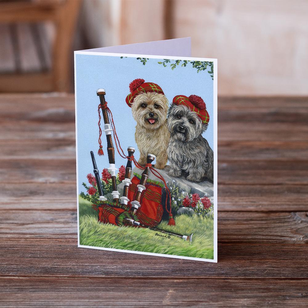 Cairn Terrier Pipers Greeting Cards and Envelopes Pack of 8 - the-store.com
