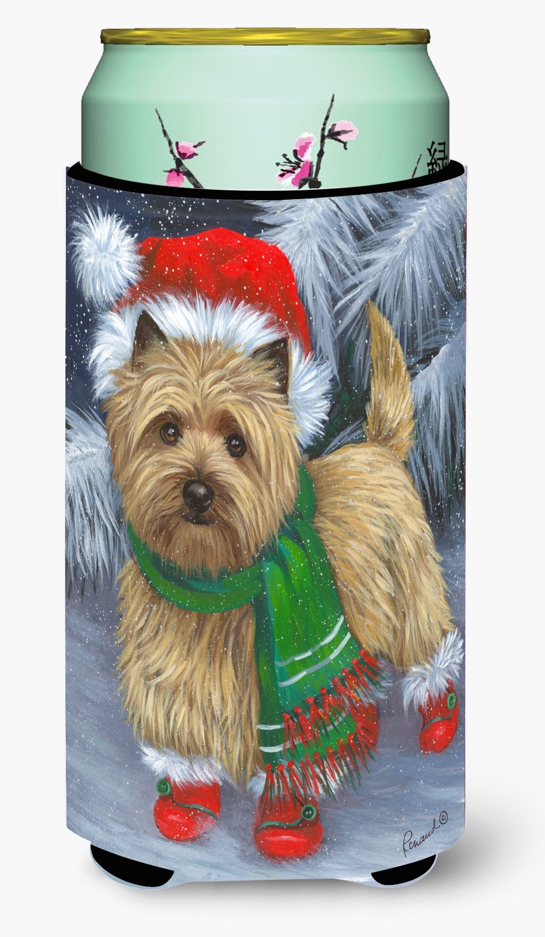 Cairn Terrier Christmas Red Boots Tall Boy Hugger PPP3058TBC by Caroline&#39;s Treasures