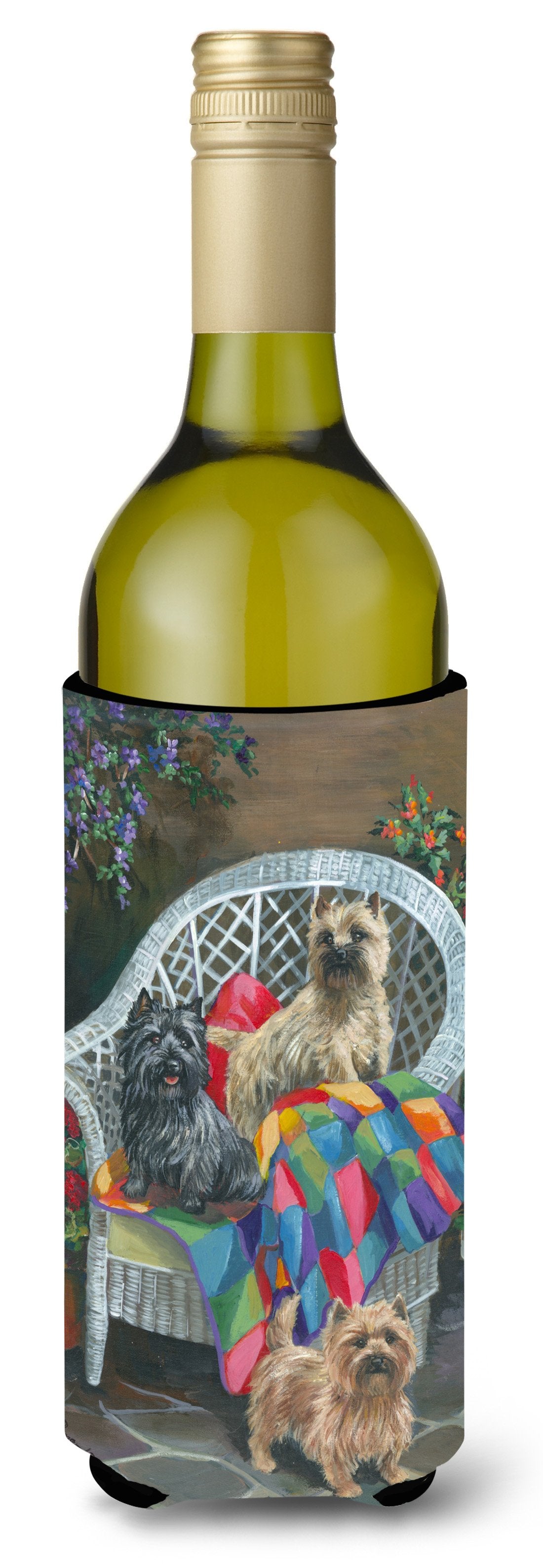 Cairn Terrier Trio Wine Bottle Hugger PPP3059LITERK by Caroline&#39;s Treasures