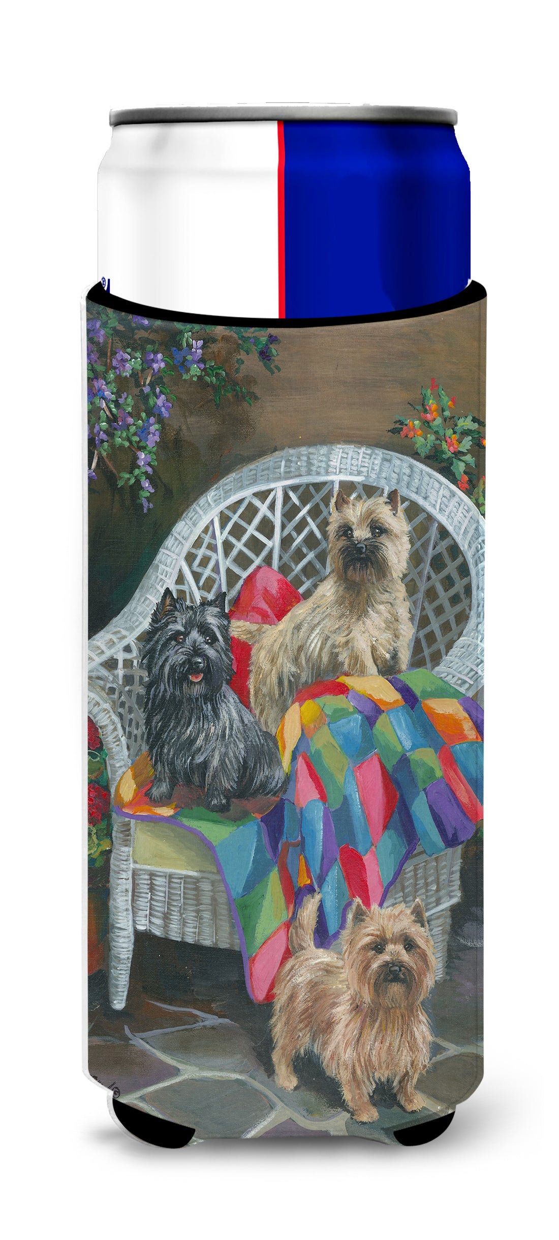Cairn Terrier Trio Ultra Hugger for slim cans PPP3059MUK  the-store.com.