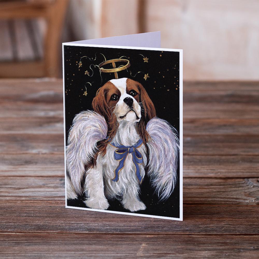 Buy this Cavalier Spaniel Christmas Angel Greeting Cards and Envelopes Pack of 8