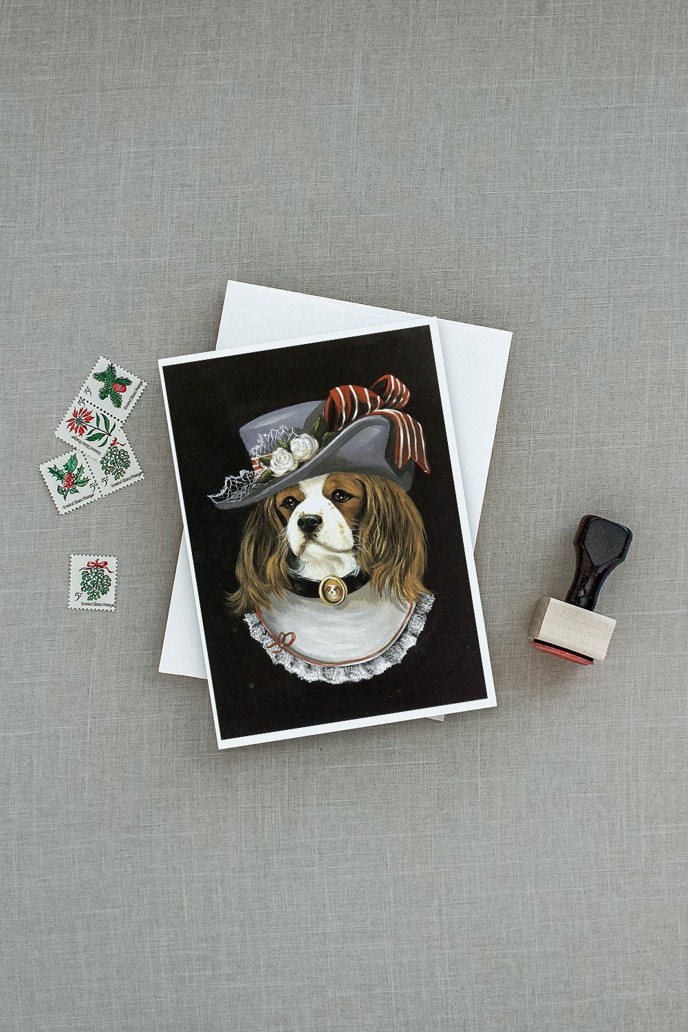 Cavalier Spaniel Stella Greeting Cards and Envelopes Pack of 8 - the-store.com