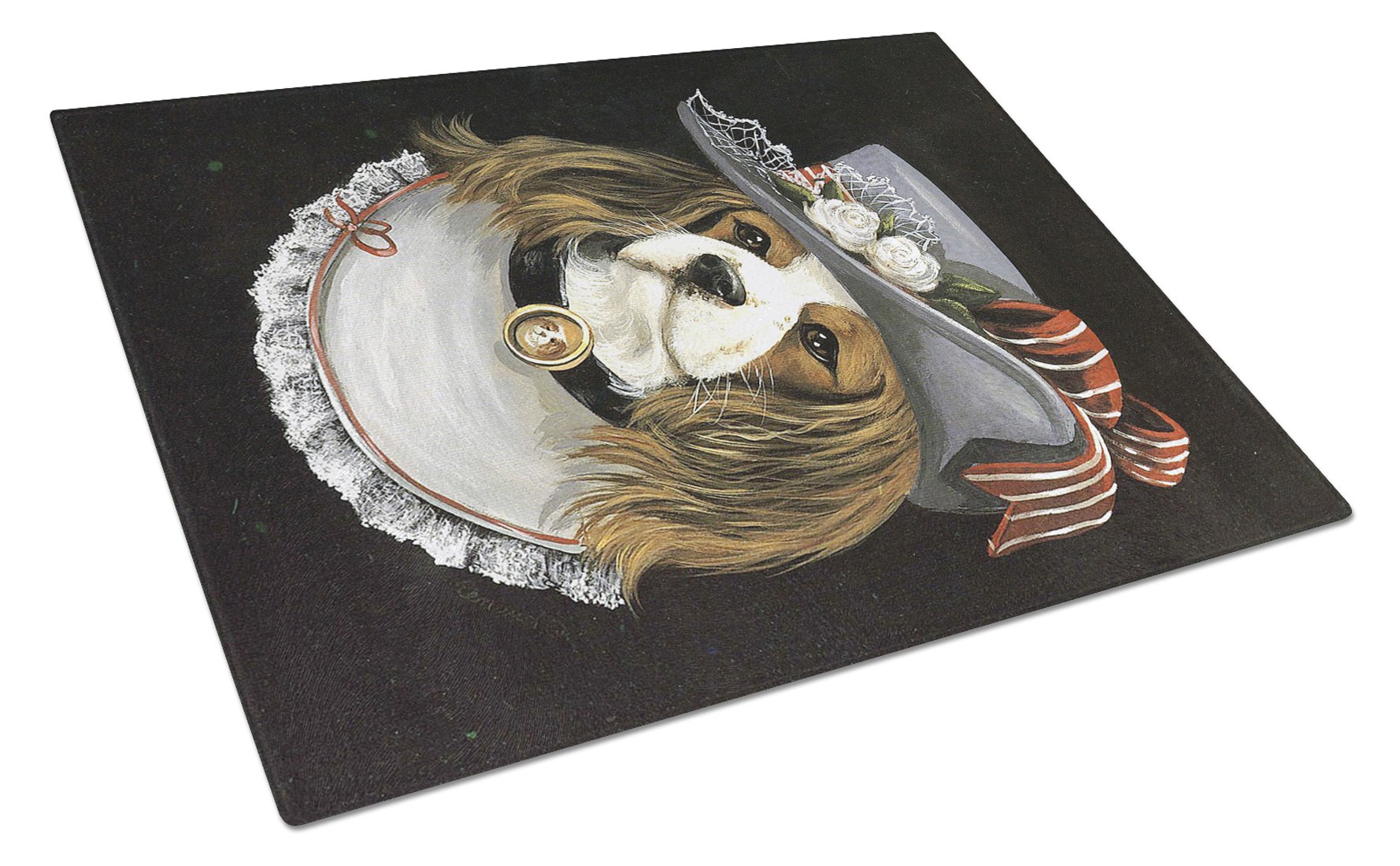 Cavalier Spaniel Stella Glass Cutting Board Large PPP3068LCB by Caroline's Treasures