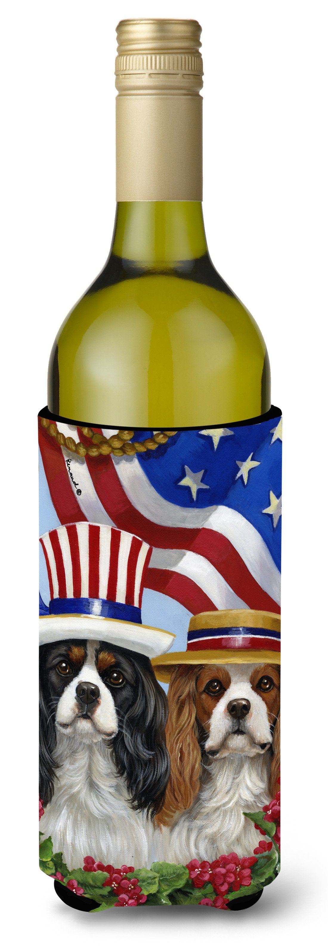 Cavalier Spaniel USA Wine Bottle Hugger PPP3069LITERK by Caroline&#39;s Treasures