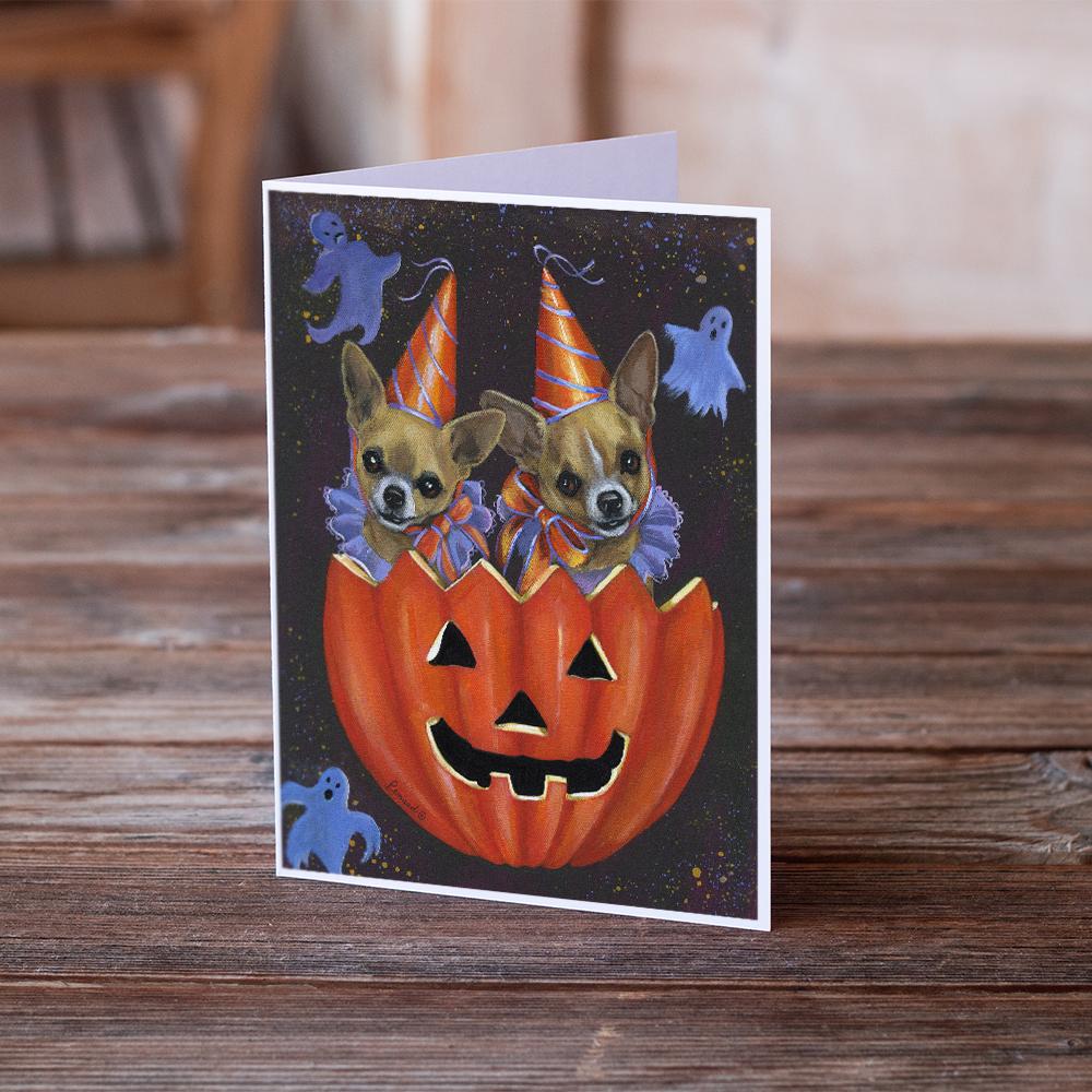 Chihuahua Halloweenies Greeting Cards and Envelopes Pack of 8 - the-store.com