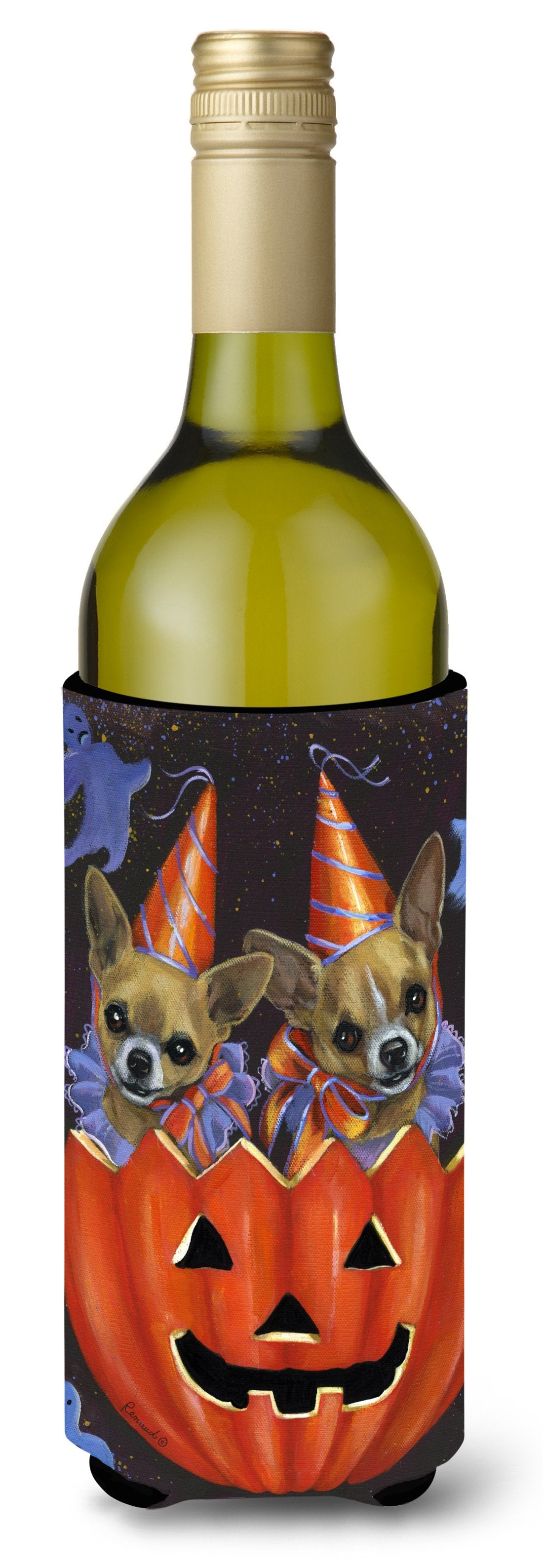 Chihuahua Halloweenies Wine Bottle Hugger PPP3070LITERK by Caroline&#39;s Treasures
