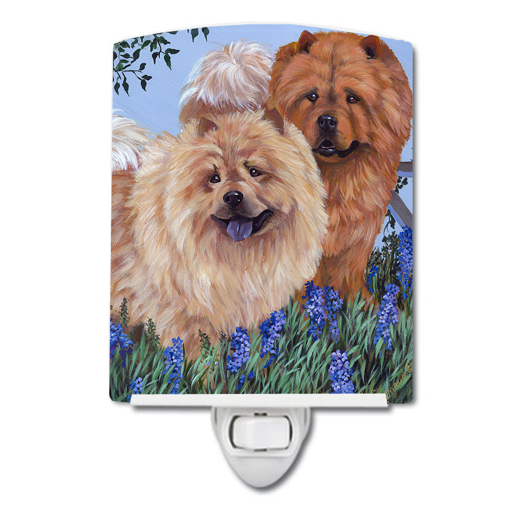 Chow Chow Meadow Ceramic Night Light PPP3073CNL - the-store.com