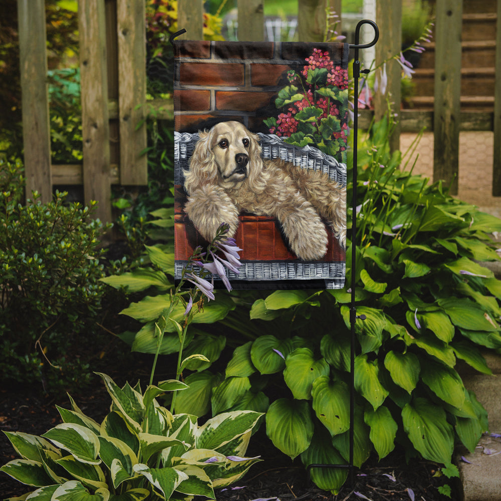 Cocker Spaniel Life is Good Flag Garden Size PPP3074GF  the-store.com.