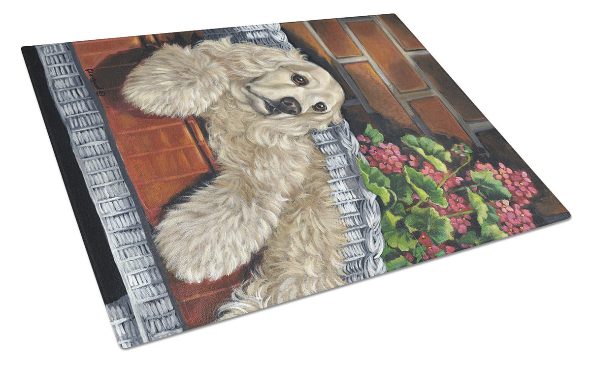 Cocker Spaniel Life is Good Glass Cutting Board Large PPP3074LCB by Caroline&#39;s Treasures