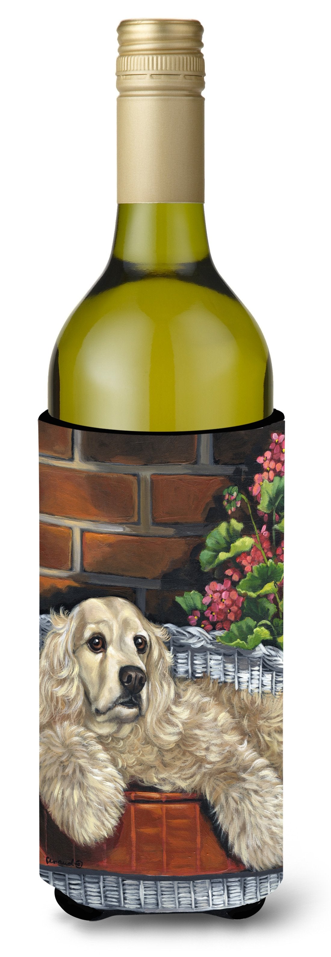 Cocker Spaniel Life is Good Wine Bottle Hugger PPP3074LITERK by Caroline&#39;s Treasures