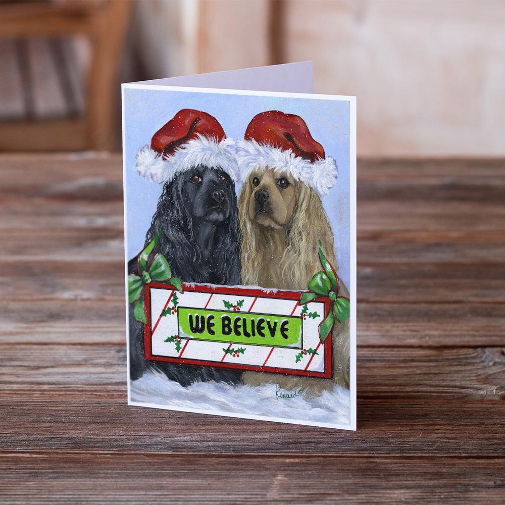 Cocker Spaniel Christmas Greeting Cards and Envelopes Pack of 8 - the-store.com