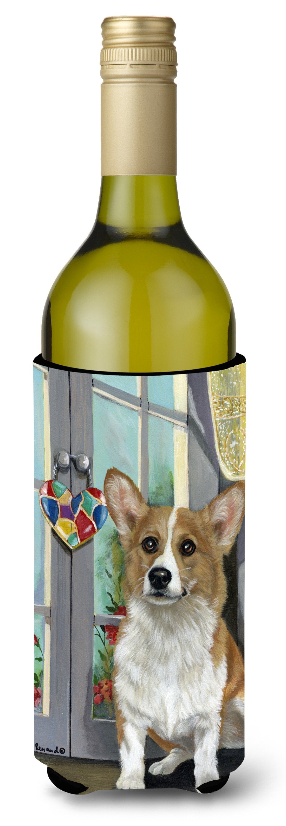 Corgi Suncatcher Wine Bottle Hugger PPP3076LITERK by Caroline's Treasures