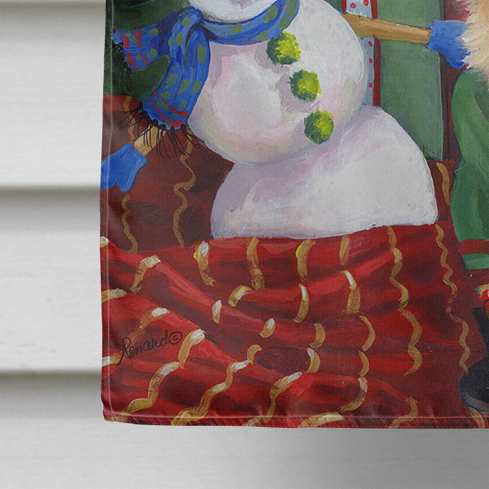 Corgi Under my Christmas Tree Flag Canvas House Size PPP3078CHF