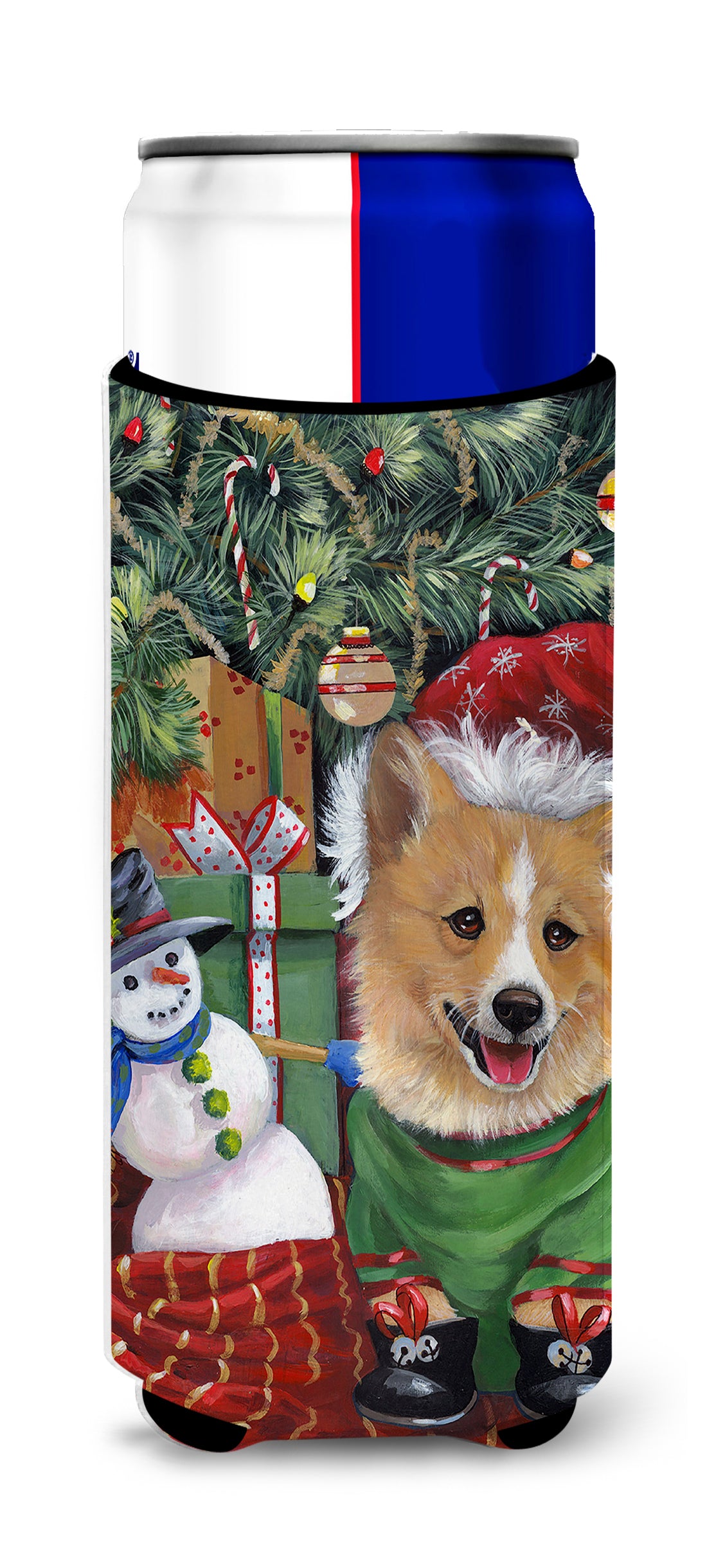 Corgi Under my Christmas Tree Ultra Hugger for slim cans PPP3078MUK  the-store.com.
