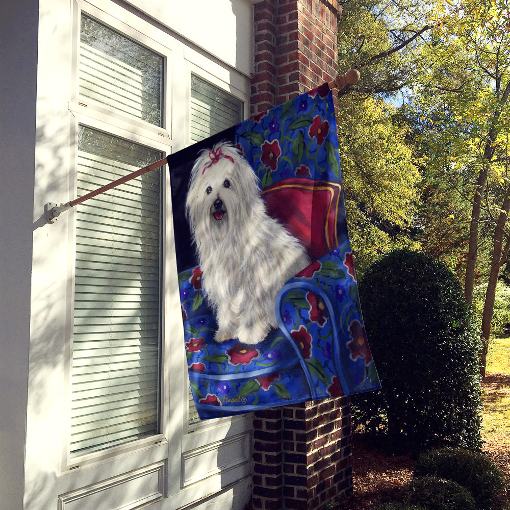 Coton De Tulear Royalty Flag Canvas House Size PPP3079CHF  the-store.com.