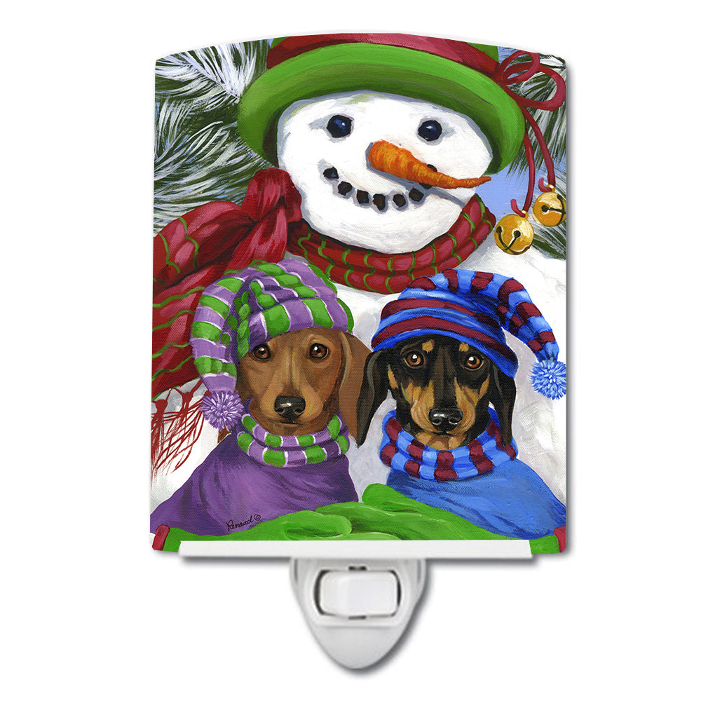 Dachshund Christmas Frosty and Company Ceramic Night Light PPP3081CNL - the-store.com