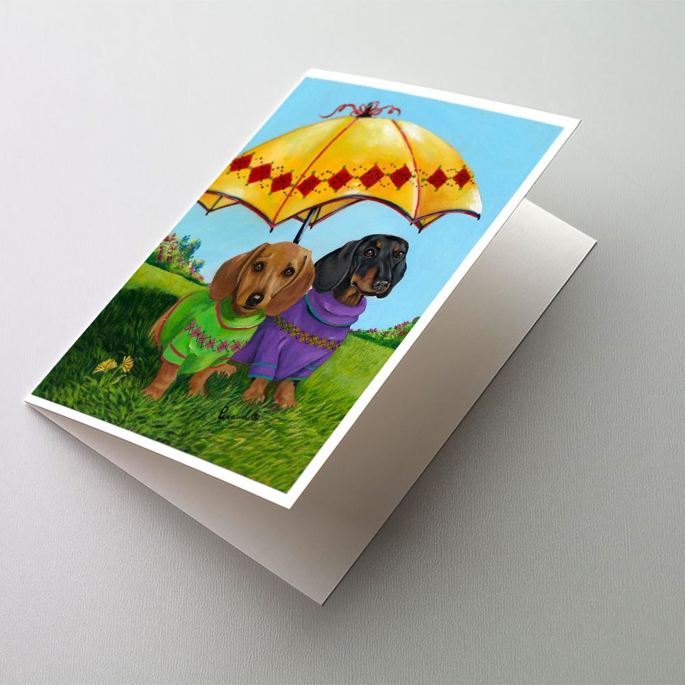 Buy this Dachshund Hot Doggies Greeting Cards and Envelopes Pack of 8