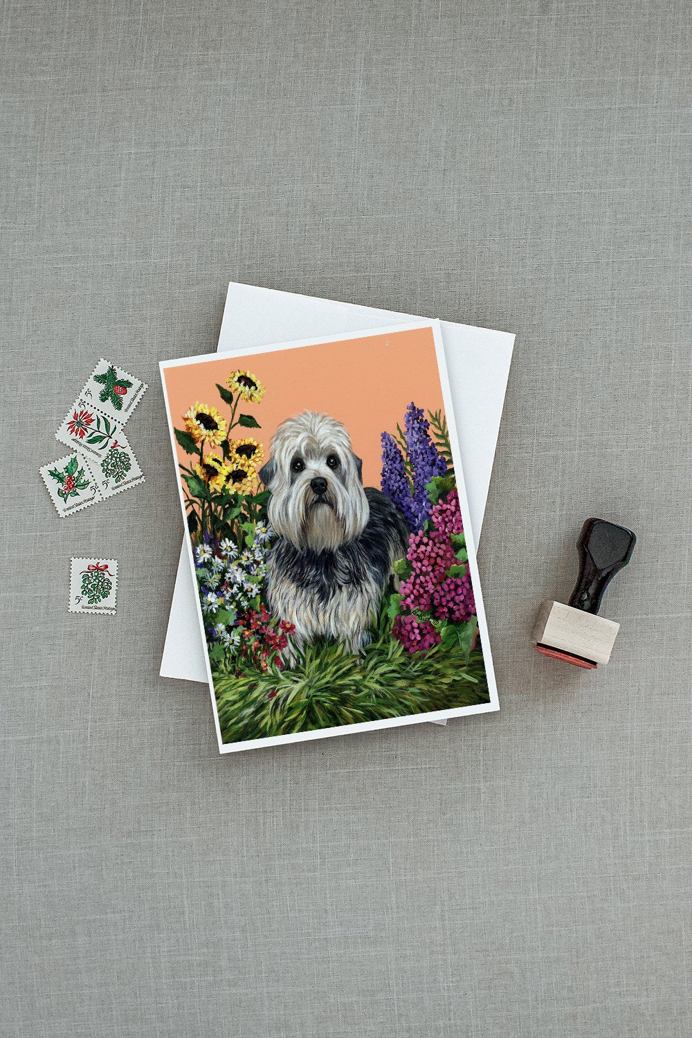Dandie Dinmont Terrier Greeting Cards and Envelopes Pack of 8 - the-store.com