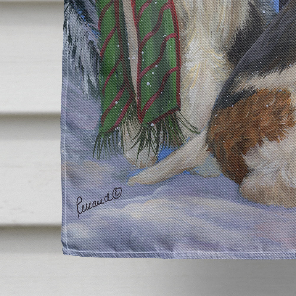 Fox Terrier Christmas We Believe Flag Canvas House Size PPP3094CHF