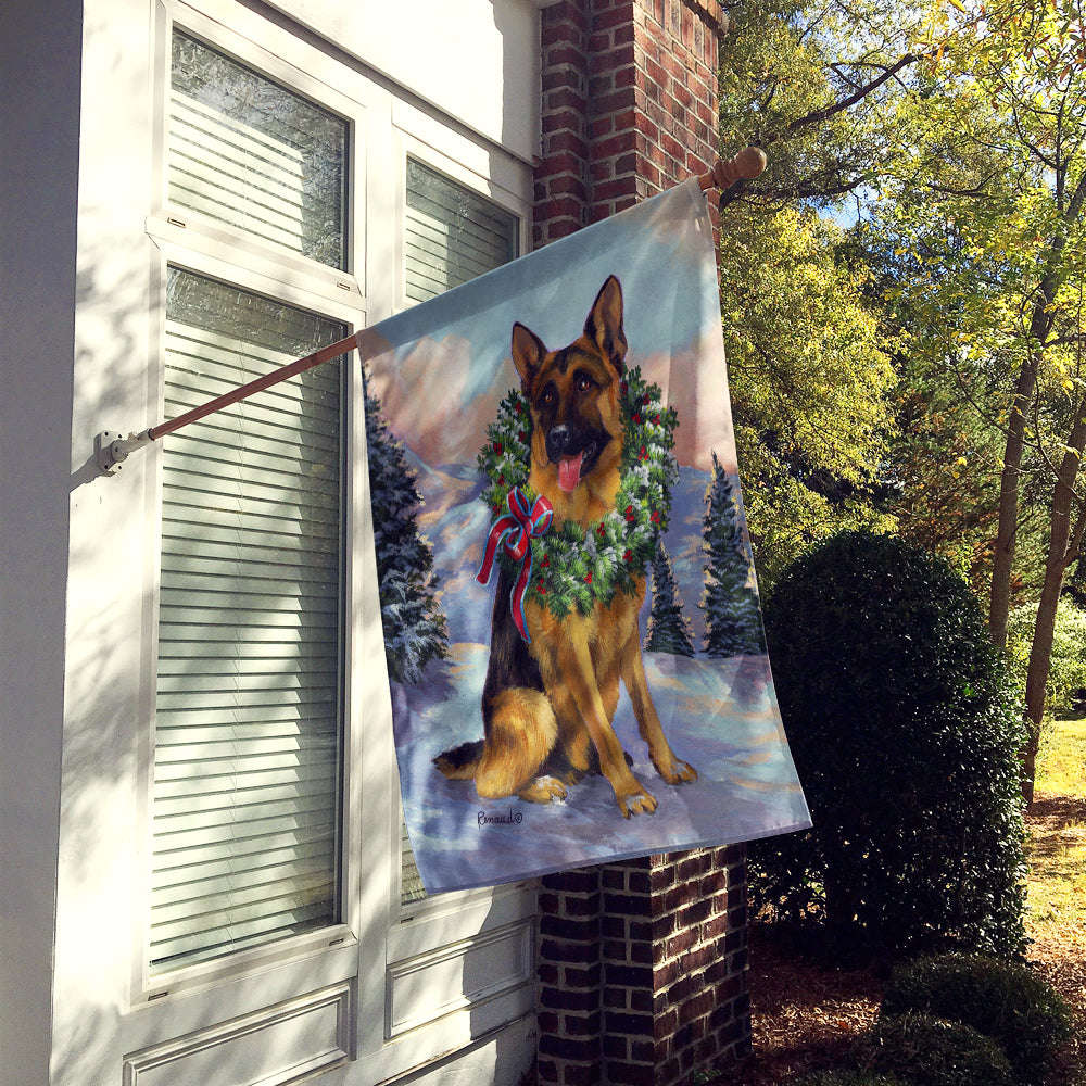 German Shepherd Christmas Honor Flag Canvas House Size PPP3098CHF  the-store.com.