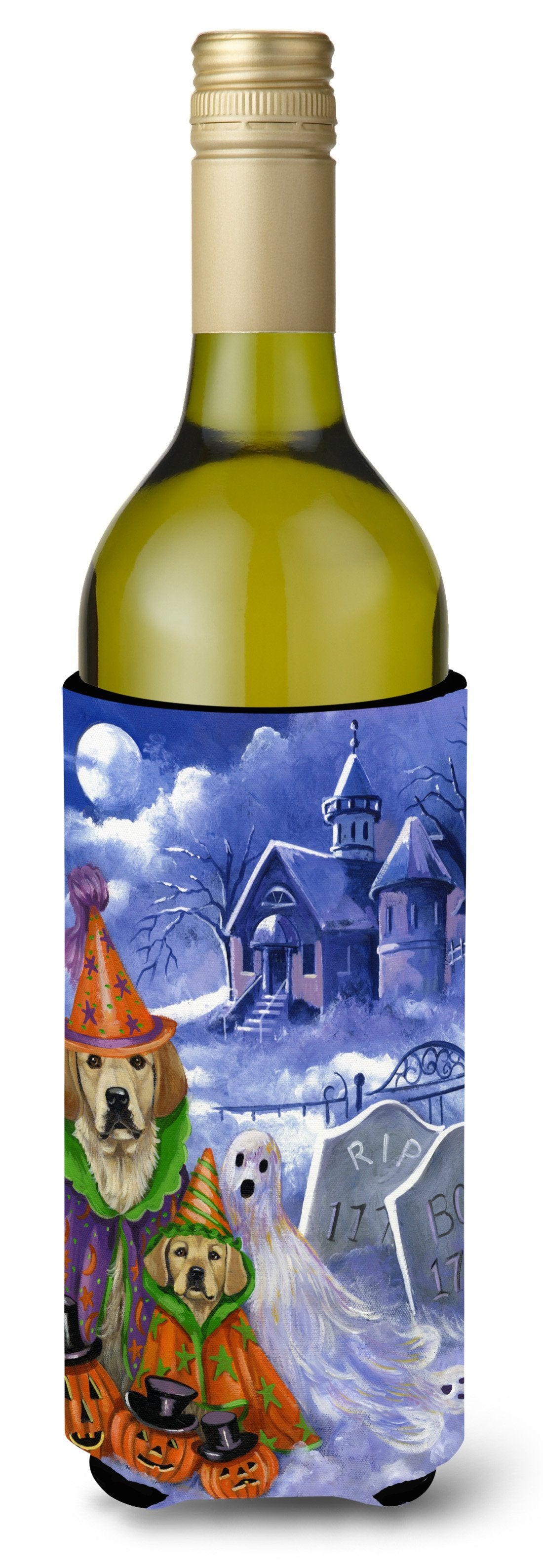 Golden Retriever Halloween Wine Bottle Hugger PPP3102LITERK by Caroline&#39;s Treasures