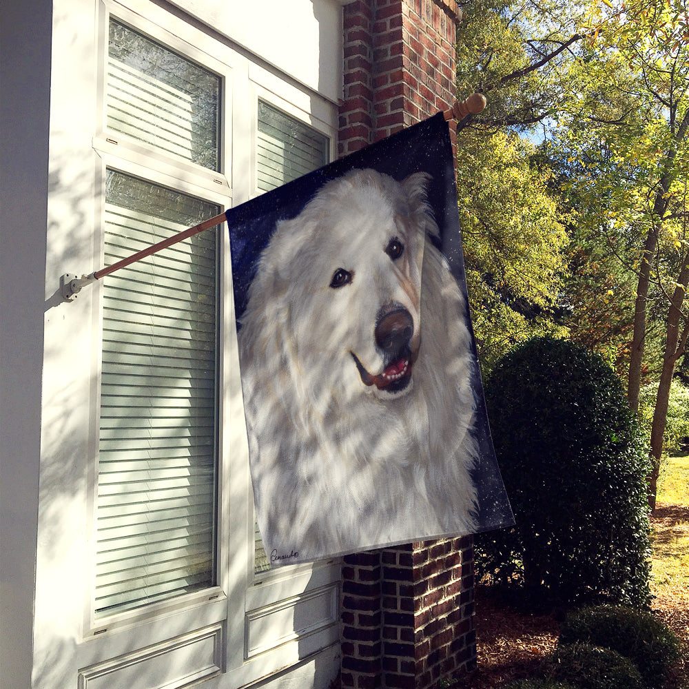 Great Pyrenees Meisha Flag Canvas House Size PPP3104CHF  the-store.com.
