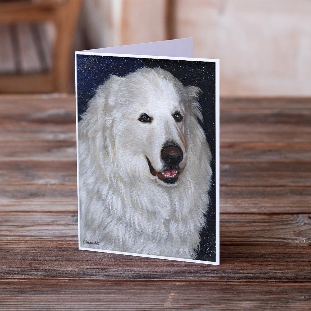 Buy this Great Pyrenees Meisha Greeting Cards and Envelopes Pack of 8
