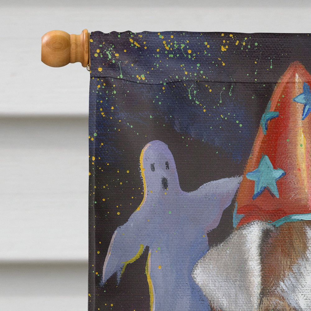 Jack Russell Terrier Halloween Flag Canvas House Size PPP3105CHF  the-store.com.
